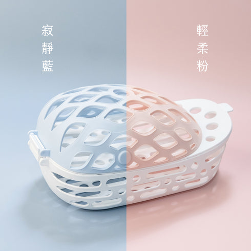 DEEPURE淨森林 鯨魚小物籃 (寂靜藍/輕柔粉) 洗碗機專用配件