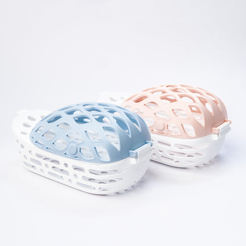 DEEPURE淨森林 鯨魚小物籃 (寂靜藍/輕柔粉) 洗碗機專用配件
