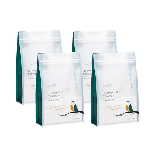 DEEPURE淨森林 無毒環保洗碗粉 1.2kg 二包/三包/四包組(洗碗機專用)