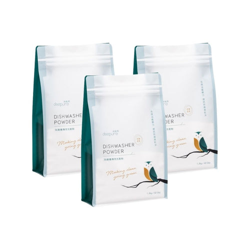 DEEPURE淨森林 無毒環保洗碗粉 1.2kg 二包/三包/四包組(洗碗機專用)