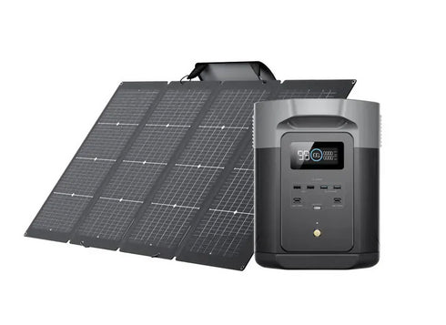 EcoFlow, DELTA2Max, EFD350, 戶外儲能電源, 太陽能板組, 露營必備, 戶外電源, 移動式電源