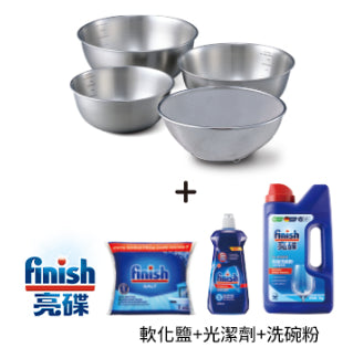 Panasonic國際牌 AI智能抑菌桌上型自動洗碗機(6人份) NP-K1YWHR2TW 送Finish洗劑組&不銹鋼料理盆四件組