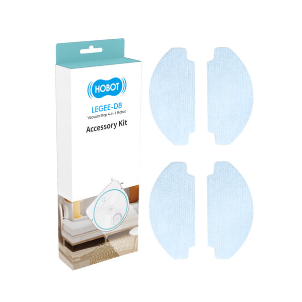 HOBOT 雷姬掃拖地機器人 D8系列 清潔布配件盒(共4片)