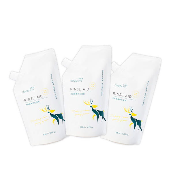DEEPURE淨森林 無毒環保光潔劑 500ml 二包/三包/四包組(洗碗機專用)