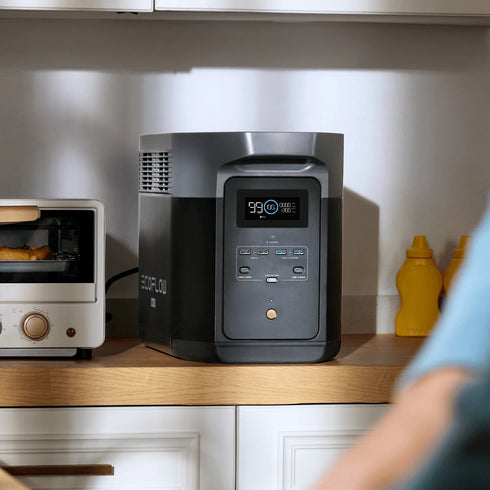 EcoFlow, DELTA2Max, EFD350, 戶外儲能電源, 太陽能板組, 露營必備, 戶外電源, 移動式電源