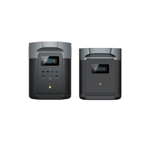 EcoFlow, DELTA2Max, EFD350, 戶外儲能電源, 太陽能板組, 露營必備, 戶外電源, 移動式電源