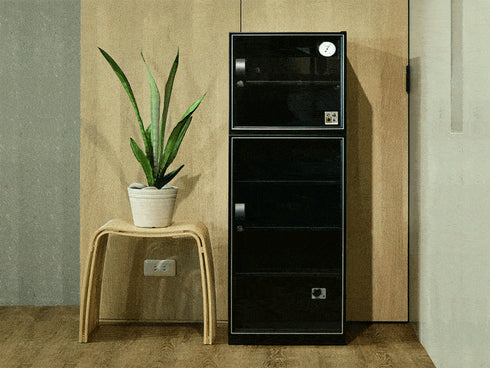 收藏家, 174公升, 左右雙門, 雙開, 電子防潮箱, 防潮箱, AX-180N, 精密儀器, 防潮收納箱, 儀器收納, 精品收納