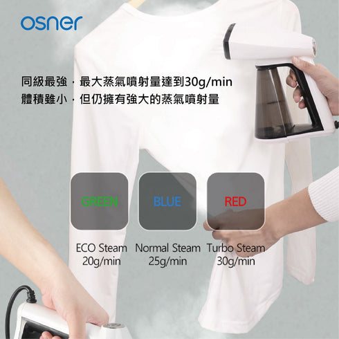 Osner, 韓國, 歐紳, Ihandy, 手持式熨斗,掛燙機, HY-168, 黑, 白, 紫, 送毛刷收納袋