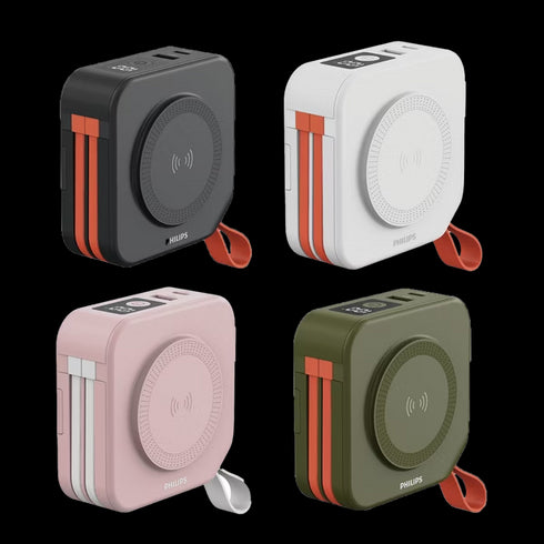 PHILIPS 放心充FunCube 十合一自帶線行動電源 DLP4347C