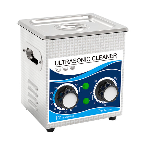 Ultrasonic 超聲波清洗機 工業級 1.3L 旋鈕加熱款 60W (GD0101)