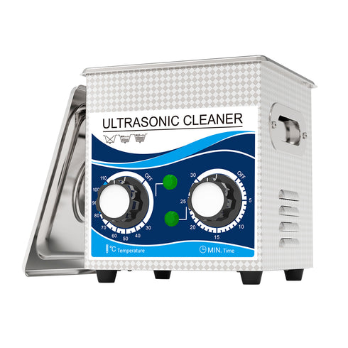 Ultrasonic 超聲波清洗機 工業級 1.3L 旋鈕加熱款 60W (GD0101)