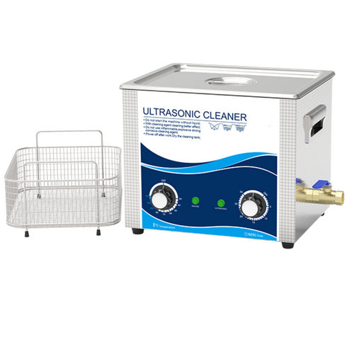 【預購】Ultrasonic 超音波清洗機 工業級10L 溫控工業振頭款 240W (GD0410)