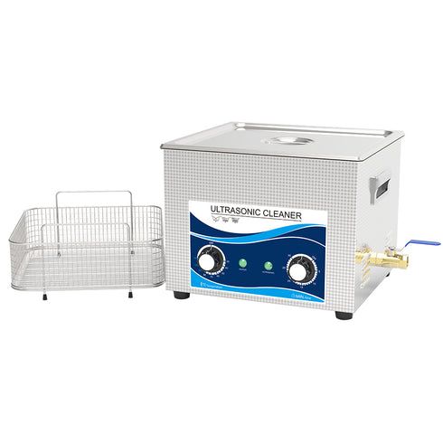 【預購】Ultrasonic 超音波清洗機 工業級15L 溫控工業振頭款 360W (GD0615)