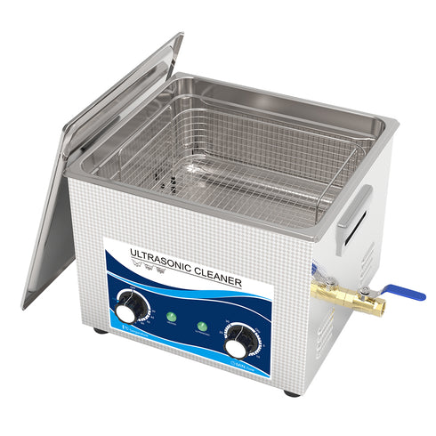 【預購】Ultrasonic 超音波清洗機 工業級15L 溫控工業振頭款 360W (GD0615)