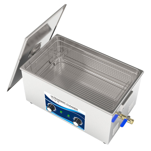 【預購】Ultrasonic 超聲波清洗機 工業級 22L 旋鈕版 (GD0822)