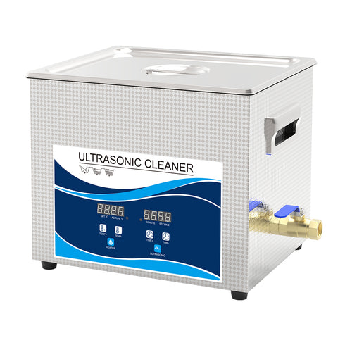 Ultrasonic 超音波清洗機 工業級10L 溫控工業振頭款 240W (GS0410) 預購