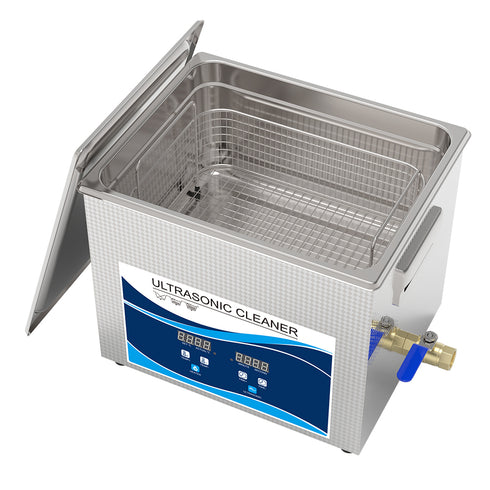 Ultrasonic 超音波清洗機 工業級10L 溫控工業振頭款 240W (GS0410) 預購