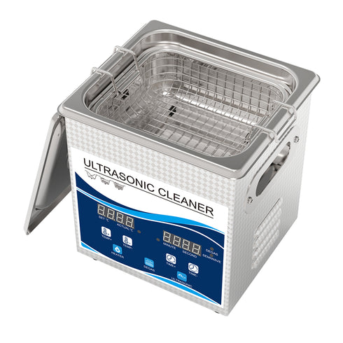 Ultrasonic 超聲波清洗機 工業級 1.3L GW按鈕版 加熱變波功能 60W/120W (GW0201)