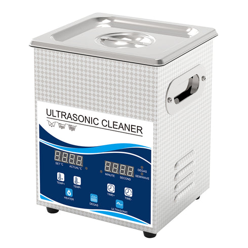 Ultrasonic 超聲波清洗機 工業級 2L GW按鈕版 加熱變波功能 30W/60W (GW0102)