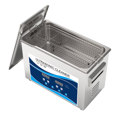 【預購】Ultrasonic 超聲波清洗機 工業級 4.5L GW按鈕版 加熱變波功能 90W/180W (GW0304)