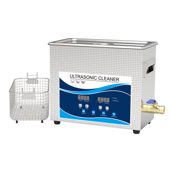 Ultrasonic 超聲波清洗機 工業級 6.5L GW按鈕版 加熱變波功能 90W/180W (GW0306)
