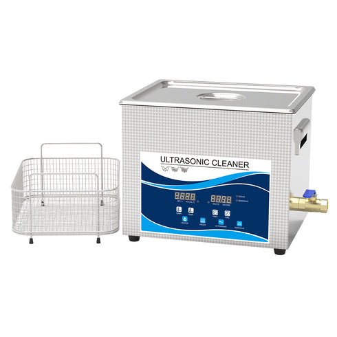 【預購】Ultrasonic 超聲波清洗機 工業級 10L GW按鈕版 加熱變波功能 180W/360W (GW0610)