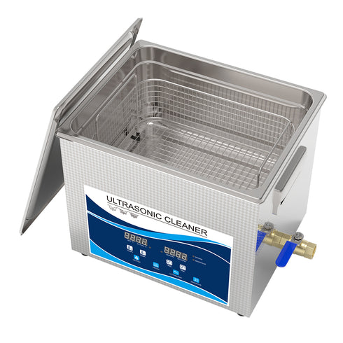 【預購】Ultrasonic 超聲波清洗機 工業級 10L GW按鈕版 加熱變波功能 180W/360W (GW0610)