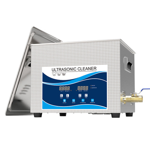 【預購】Ultrasonic 超聲波清洗機 工業級 15L GW按鈕版 加熱變波功能 270W/540W (GW0915)