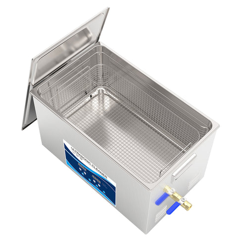 【預購】Ultrasonic 超聲波清洗機 工業級 30L GW按鈕版 加熱變波功能 450W/900W (GW1530)