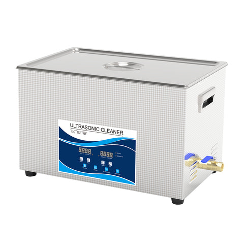 【預購】Ultrasonic 超聲波清洗機 工業級 30L GW按鈕版 加熱變波功能 450W/900W (GW1530)