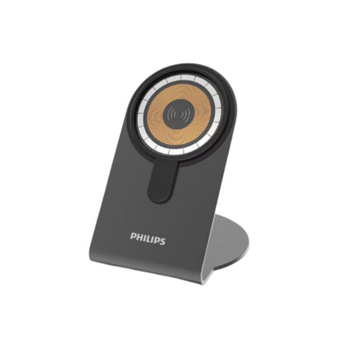 PHILIPS 磁吸無線快充充電器 1.25M手機架組合 DLK3535Q