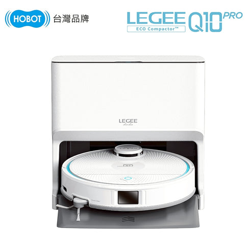 【獨家驚喜優惠】HOBOT 雷姬 Q10 Pro ( LEGEE Q10 Pro ) 角落殺手多功能掃拖機器人洗布組 | 原廠公司貨