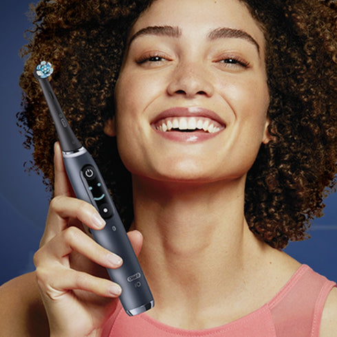 德國百靈Oral-B iO9 微震科技電動牙刷-曜石黑