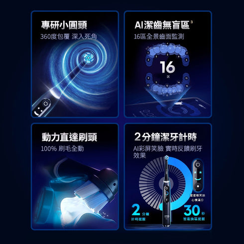 德國百靈Oral-B iO SLIM 微震科技電動牙刷-白