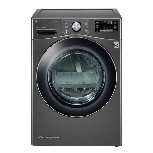 韓國, LG, 樂金, 16公斤, 大容量, 免曬衣, 乾衣機, 尊爵黑, WR-16HB, 烘衣機