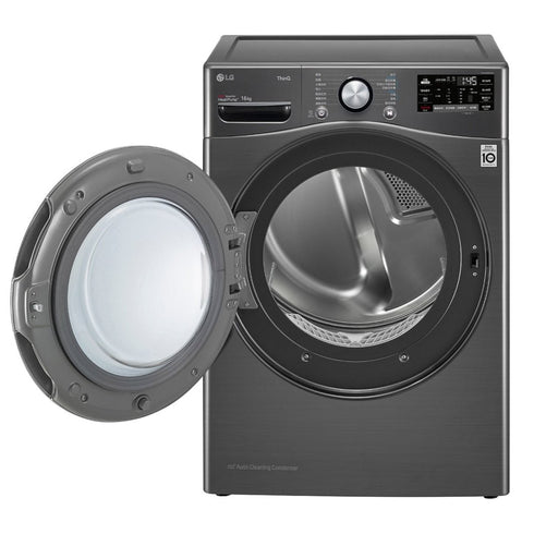 韓國, LG, 樂金, 16公斤, 大容量, 免曬衣, 乾衣機, 尊爵黑, WR-16HB, 烘衣機