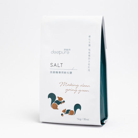 DEEPURE淨森林 天然高純度軟化鹽 1kg 三包/四包組(洗碗機專用)