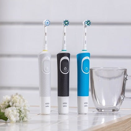 德國Oral-B D100活力亮潔電動牙刷-清新藍(EB50)