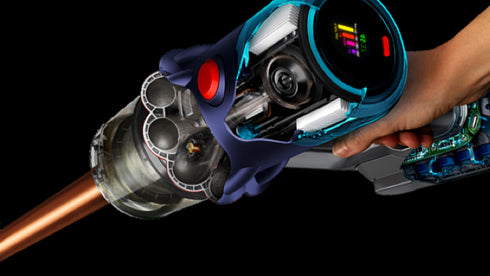 Dyson V12 SV34 Detect Slim™ Fluffy Plus 無線吸塵器普魯士藍 送V12直立收納鐵架