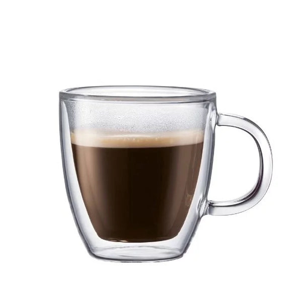 Bodum,雙層玻璃馬克杯,Bistro,有把手系列,bodum雙層玻璃馬克杯,Bistro有把手系列