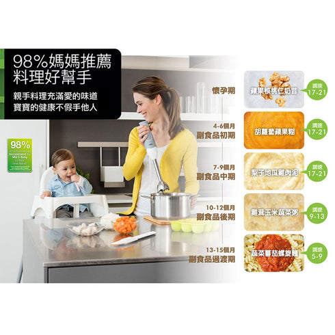 BRAUN德國百靈 MQ5000 手持式攪拌棒入門款 21檔調速