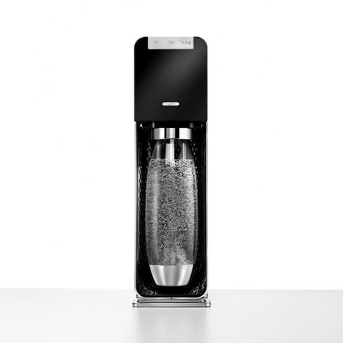 【送專用鋼瓶】Sodastream Power Source 電動式自動扣瓶氣泡水機 (黑/白)