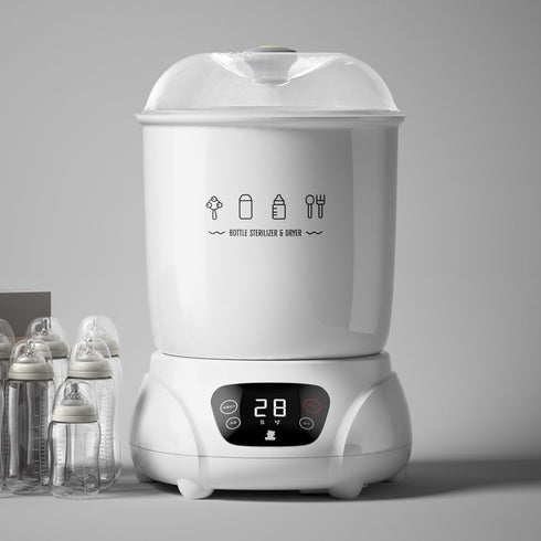 韓國Snow Bear,小白熊,智效奶瓶消毒烘乾鍋,純淨白,HL-0681II,消毒鍋,奶瓶消毒鍋